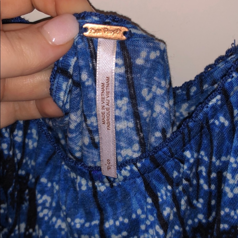 Blue Patterned Top - Picture 4 of 5